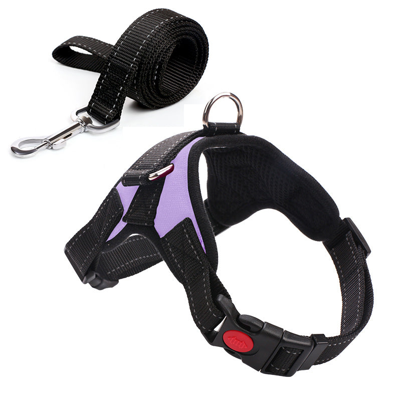 Harnais Camouflage avec Laisse – Anti‑Traction & Réglable pour Chiens