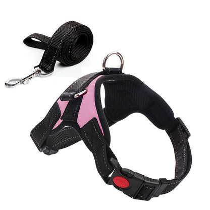 Harnais Camouflage avec Laisse – Anti‑Traction & Réglable pour Chiens