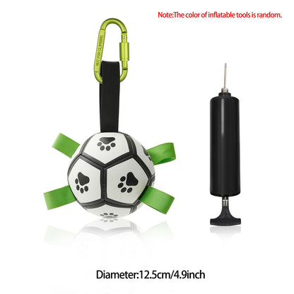 Ballon de Football Interactif pour Chiens – Jouet d’Entraînement Résistant