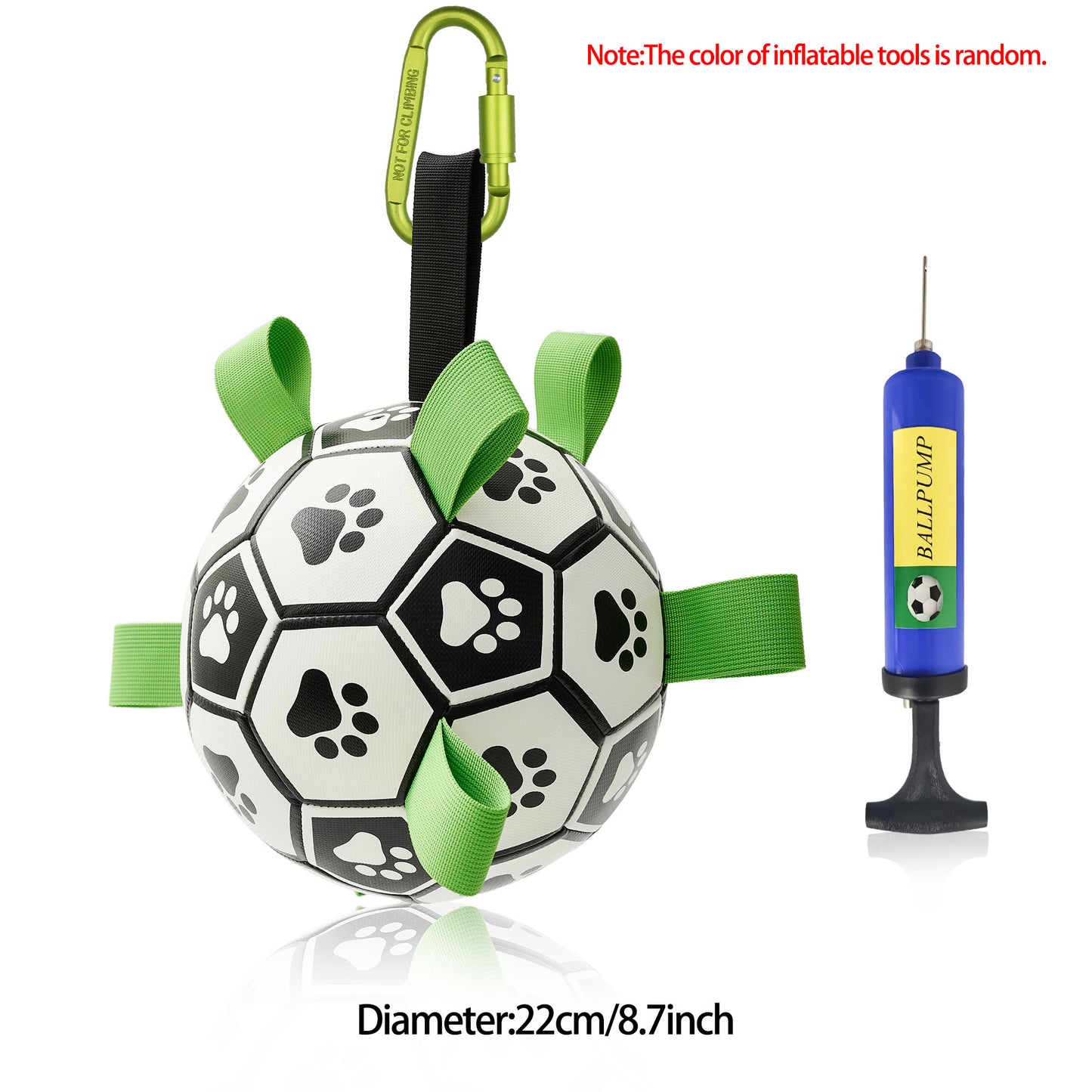 Ballon de Football Interactif pour Chiens – Jouet d’Entraînement Résistant