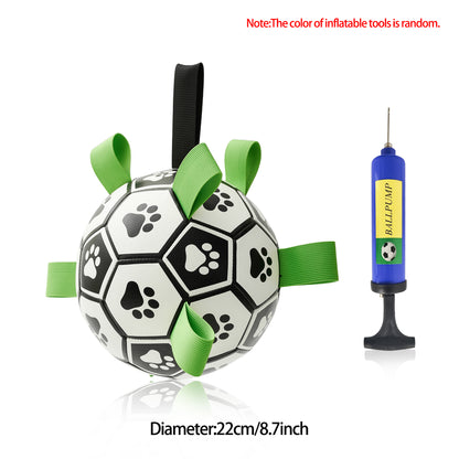 Ballon de Football Interactif pour Chiens – Jouet d’Entraînement Résistant