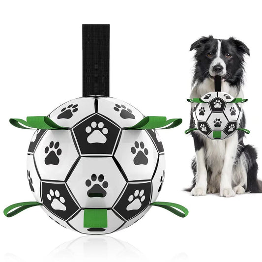 Ballon de Football Interactif pour Chiens – Jouet d’Entraînement Résistant