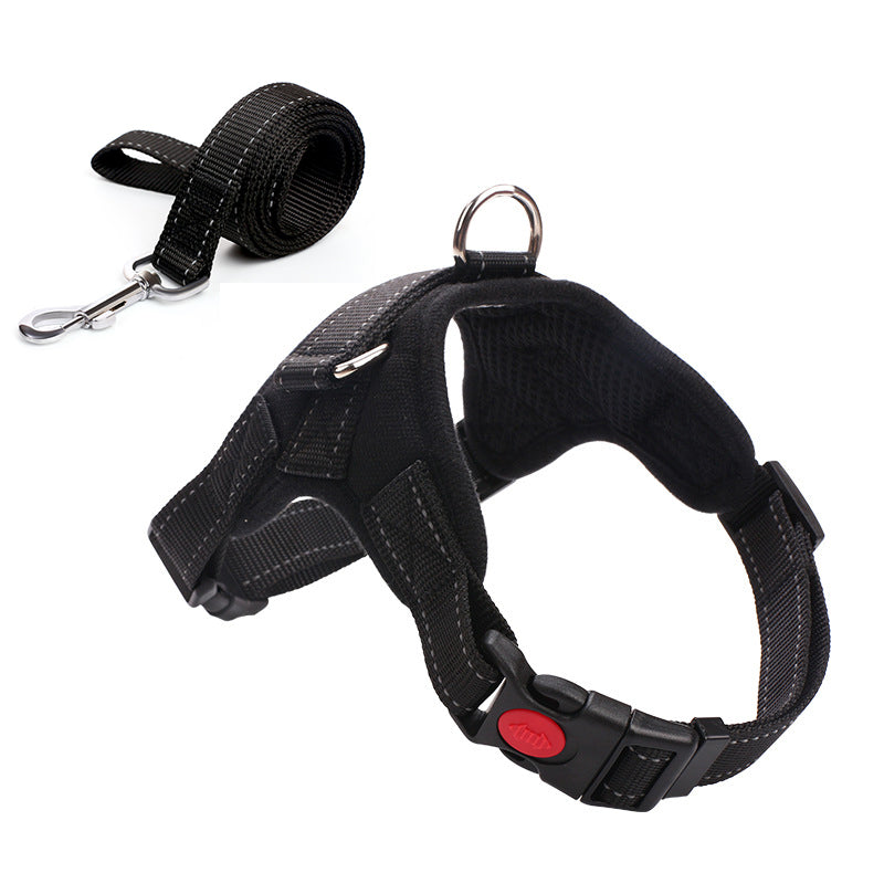 Harnais Camouflage avec Laisse – Anti‑Traction & Réglable pour Chiens