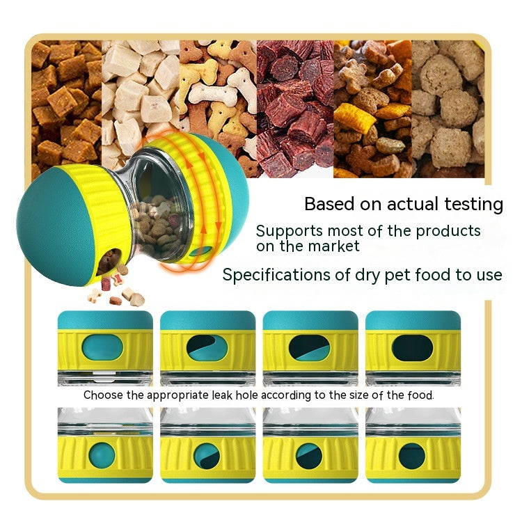 Jouet Distributeur de Croquettes pour Chiens – Balle Interactive & Puzzle Anti‑Glouton