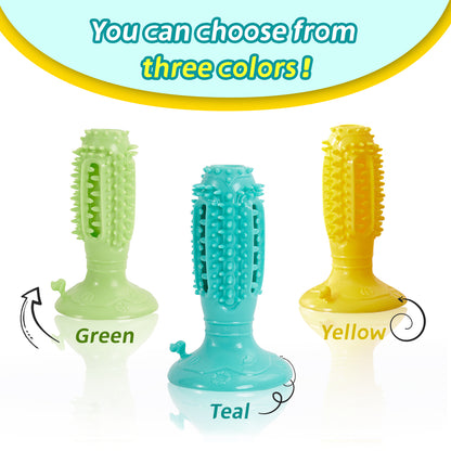 Lot de 4 Balles Interactives pour Chiens – Squeaky, Anti‑Morsure & Nettoyage des Dents