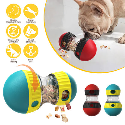 Jouet Distributeur de Croquettes pour Chiens – Balle Interactive & Puzzle Anti‑Glouton