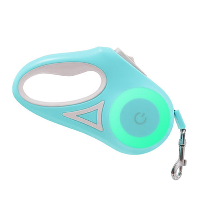 Laisse Rétractable avec Collier Lumineux – Pour Chien