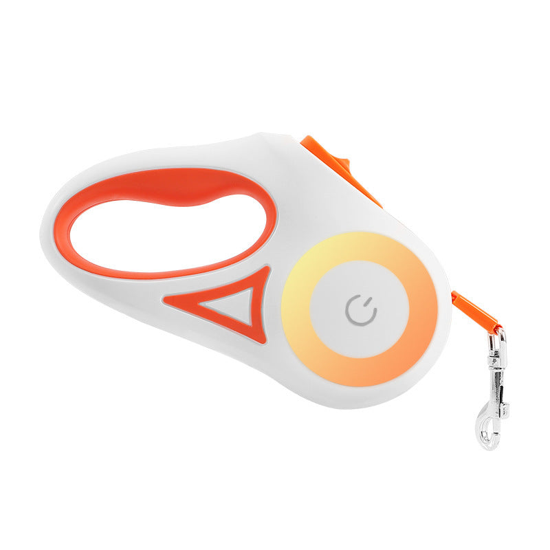 Laisse Rétractable avec Collier Lumineux – Pour Chien