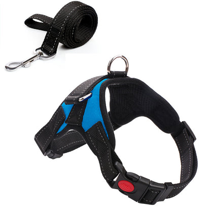 Harnais Camouflage avec Laisse – Anti‑Traction & Réglable pour Chiens