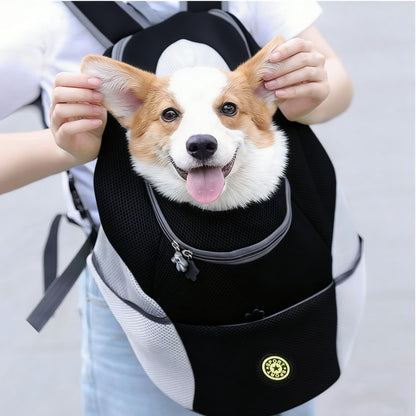 Sac de Transport Respirant pour Chien – Porté à l’Avant