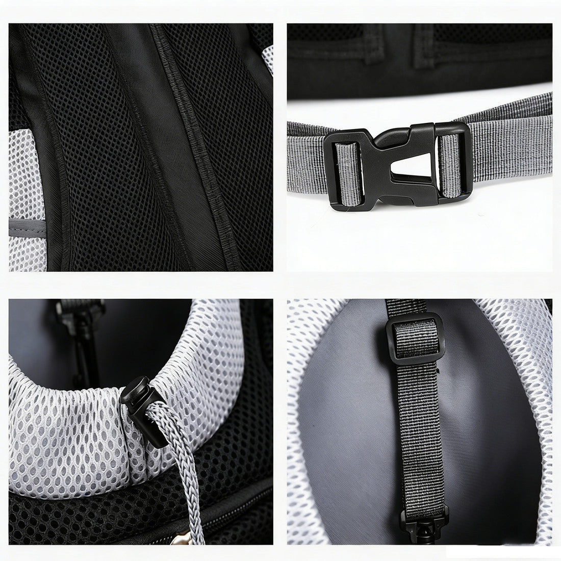 Sac de Transport Respirant pour Chien – Porté à l’Avant