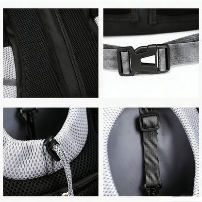 Sac de Transport Respirant pour Chien – Porté à l’Avant