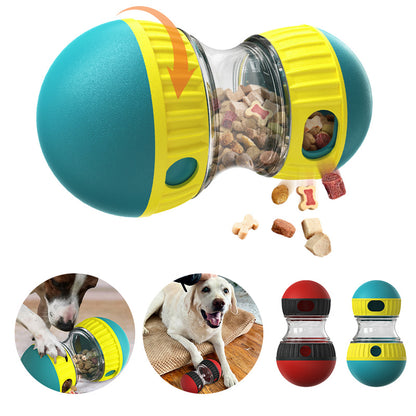 Jouet Distributeur de Croquettes pour Chiens – Balle Interactive & Puzzle Anti‑Glouton