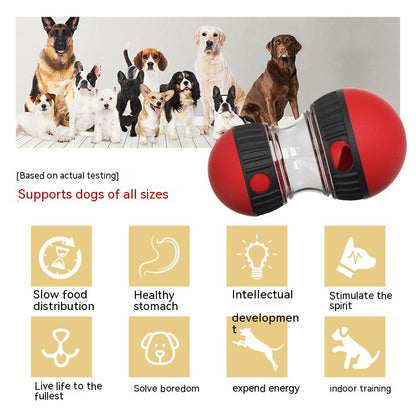 Jouet Distributeur de Croquettes pour Chiens – Balle Interactive & Puzzle Anti‑Glouton