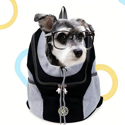 Sac de Transport Respirant pour Chien – Porté à l’Avant