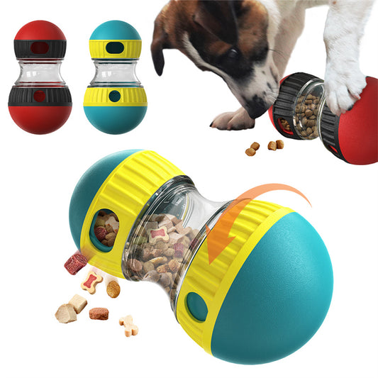 Jouet Distributeur de Croquettes pour Chiens – Balle Interactive & Puzzle Anti‑Glouton